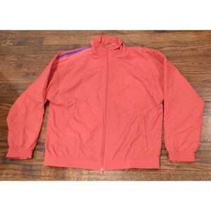 Adidas Red Nylon Track Jacket Men's Size Medium